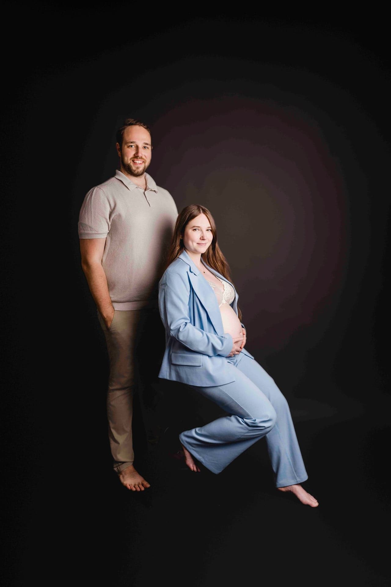 Schwangerschaftsfotos Niederösterreich – Mama und werdender Papa