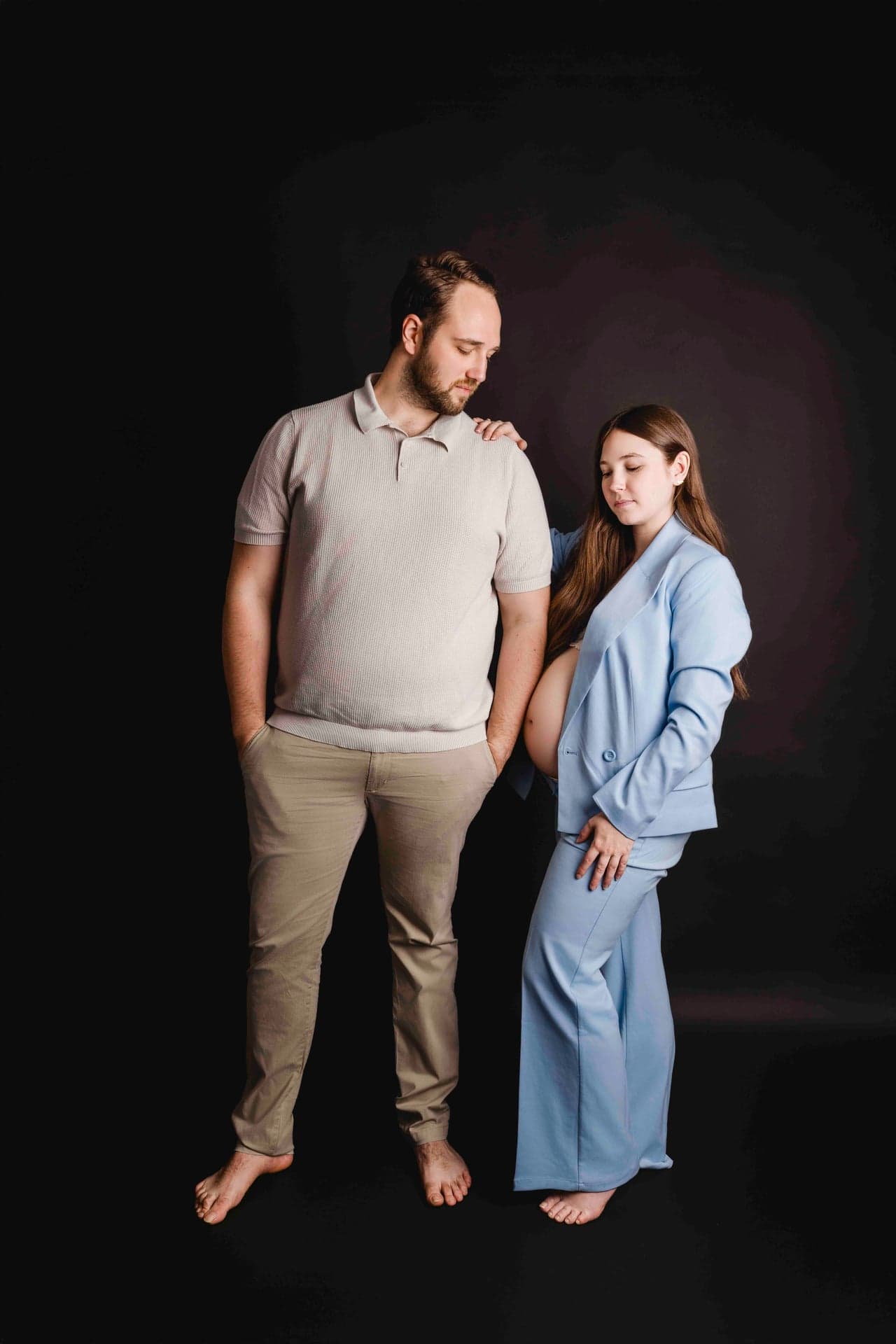 Babybauch Studio Wien – Detailaufnahme Bauch