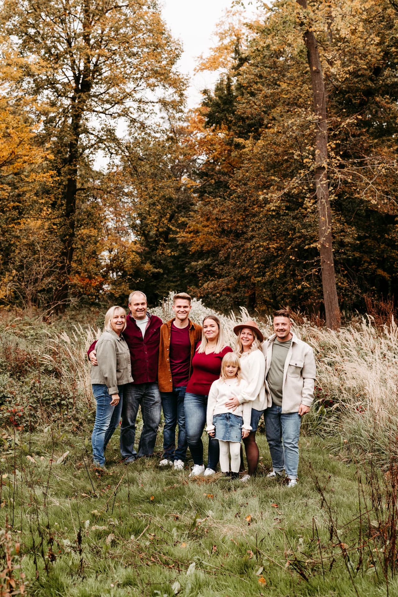 Familienfotografie Wien Herbst – Familie im Harrachpark